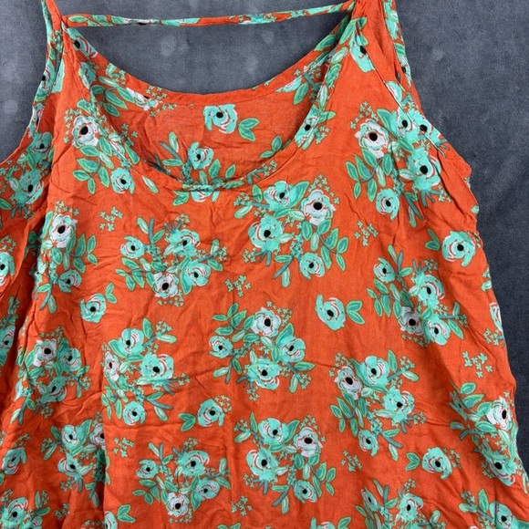EUC NATURAL LIFE Women’s Boho Flowy Spaghetti Strap tank sz Large - Picture 8 of 8
